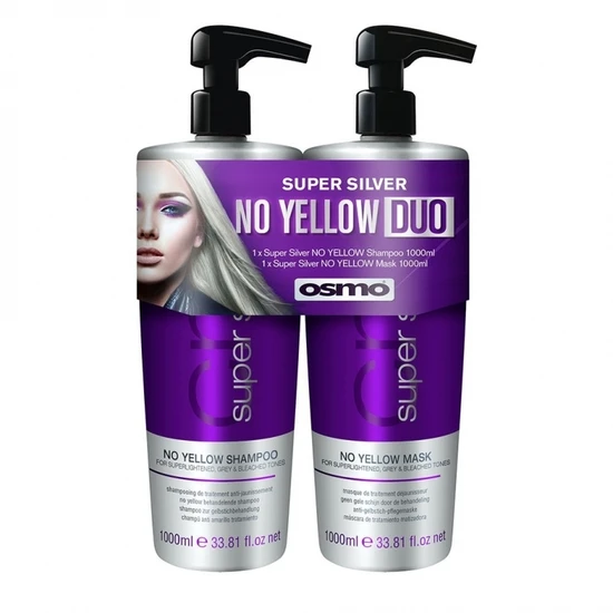 Osmo Super Silver No Yellow Shampoo & Mask Duo Pack