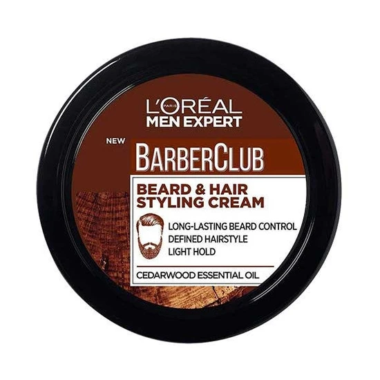 L'Oreal Paris Barber Club Beard & Hair Styling Cream