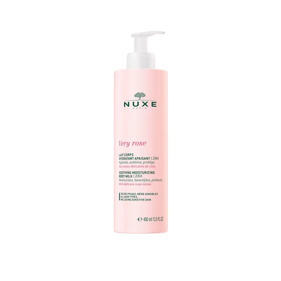 Nuxe Very Rose Soothing Moisturising Body Milk 24h