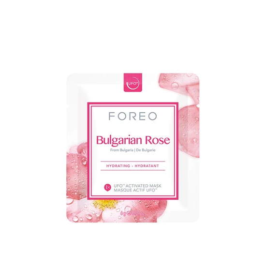 FOREO UFO Bulgarian Rose Moisture-Boosting Face Mask