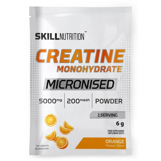 Skill Nutrition Micronised Creatine Monohydrate 6G-Orange