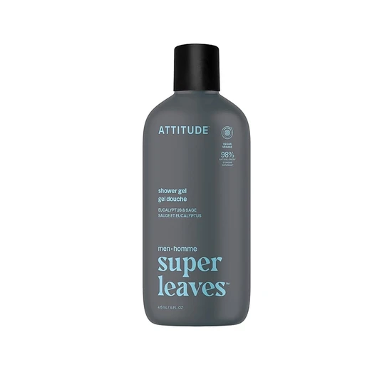 Attitude Super Leaves Men Shower Gel Eucalyptus & Sage