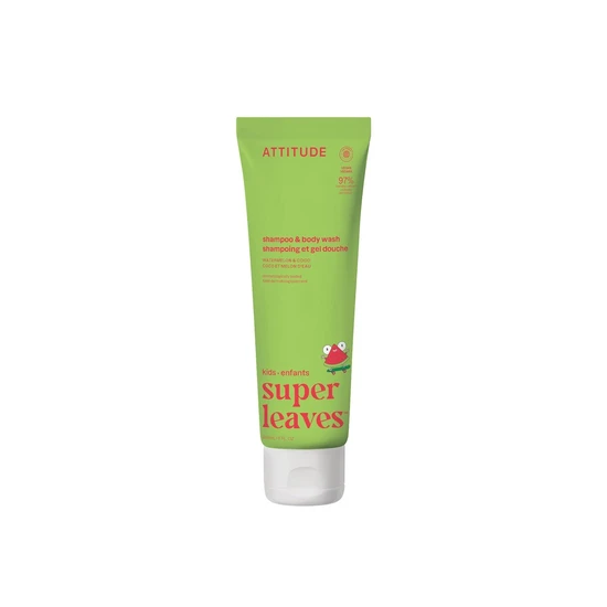 Attitude Super Leaves Kids 2-In-1 Shampoo & Body Wash Watermelon & Coco