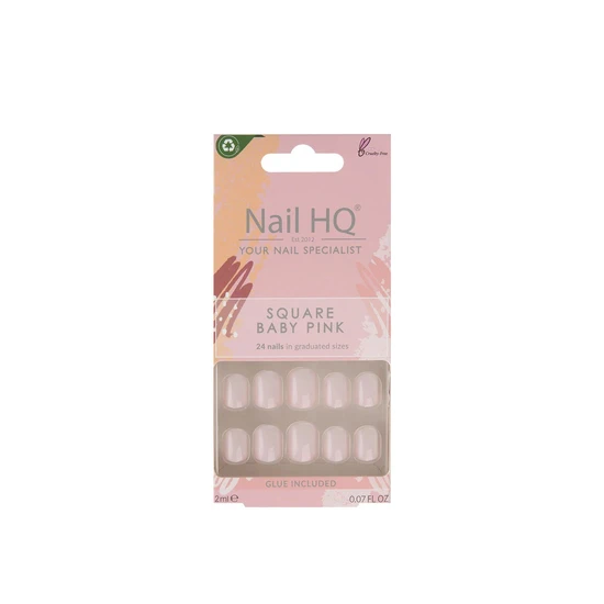 Nail HQ Square Baby Pink Nails