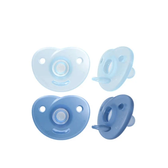 Philips Soothie Silicone Pacifier 0-6m Blue