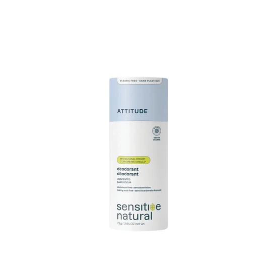 Attitude Sensitive Natural Deodorant Aluminum-Free Unscented
