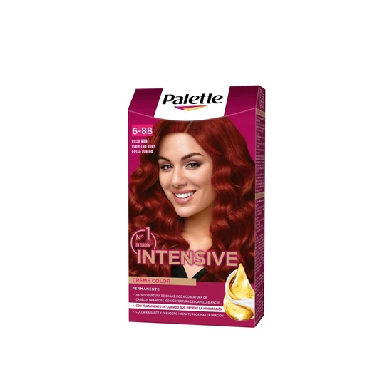 Schwarzkopf Palette Intensive Creme Colour Permanent Hair Dye 6.88 Red Ruby