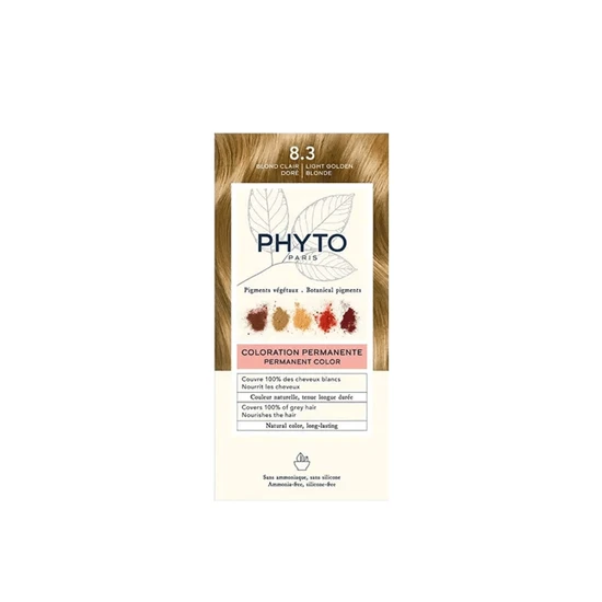 Phyto Phytocolor Permanent Colour 8.3 Light Golden Blonde