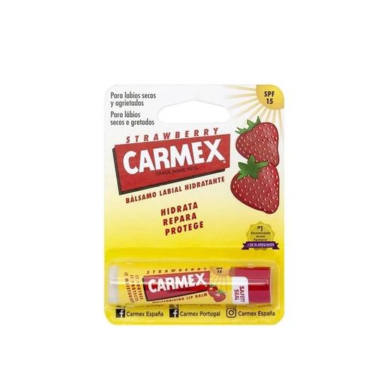 Carmex Moisturising Lip Balm Strawberry SPF 15