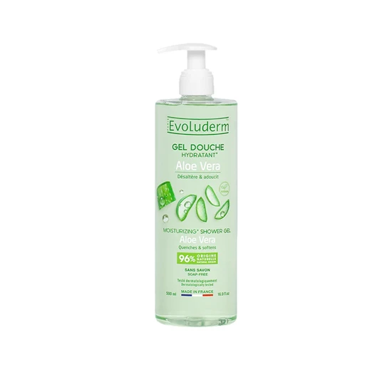 Evoluderm Moisturising Aloe Vera Shower Gel
