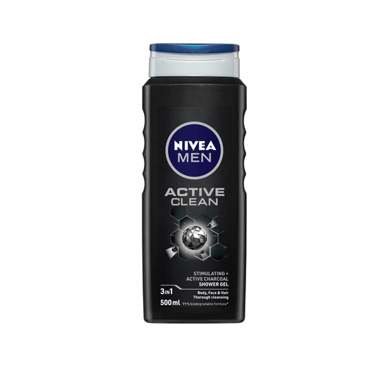 Nivea Men Active Clean 3-In-1 Shower Gel
