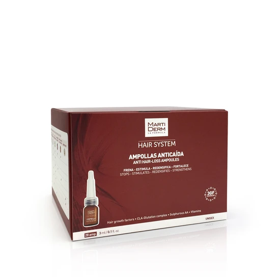 Martiderm Hair System 3GF Ampoules Anti Hair Loss