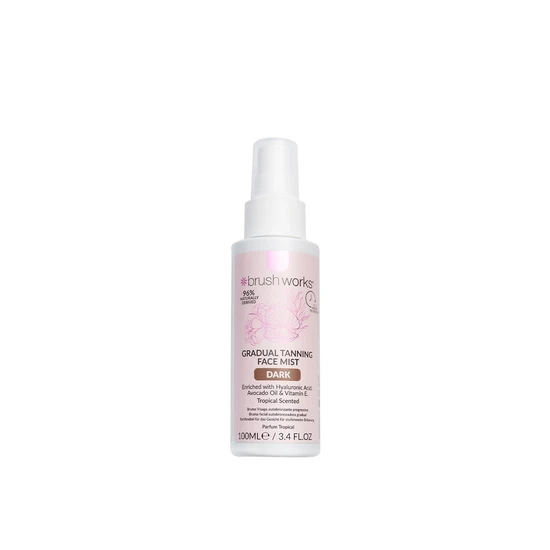 Brushworks Gradual Tanning Face Mist Dark
