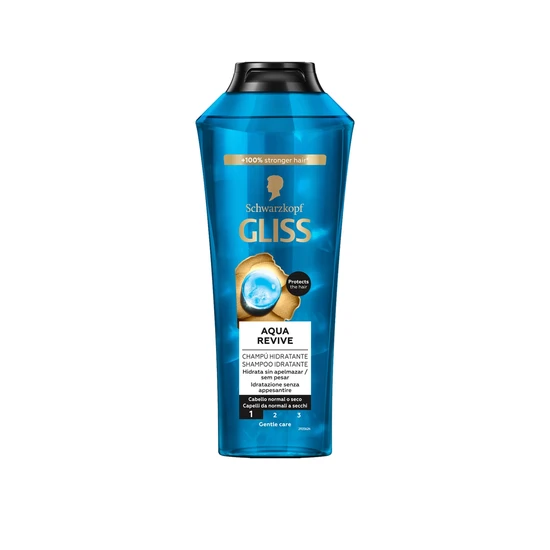 Schwarzkopf Gliss Aqua Revive Moisturising Shampoo 400Ml