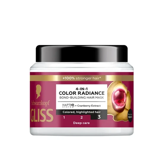 Schwarzkopf Gliss 4-In-1 Colour Radiance Bond-Building Hair Mask