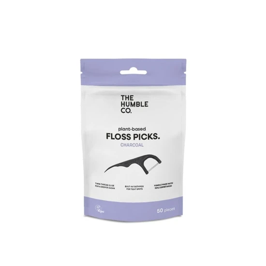 Humble Floss Picks Charcoal-Infused