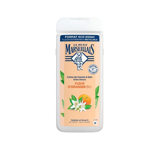 Le Petit Marseillais Extra Gentle Shower Cream With Organic Orange Blossom