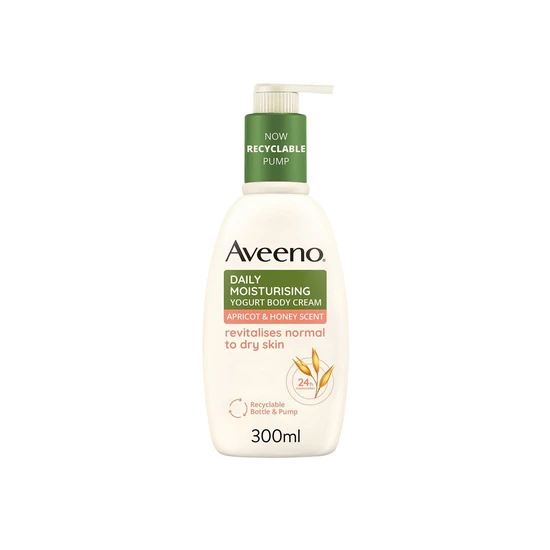 Aveeno Daily Moisturising Yogurt Body Cream Apricot & Honey
