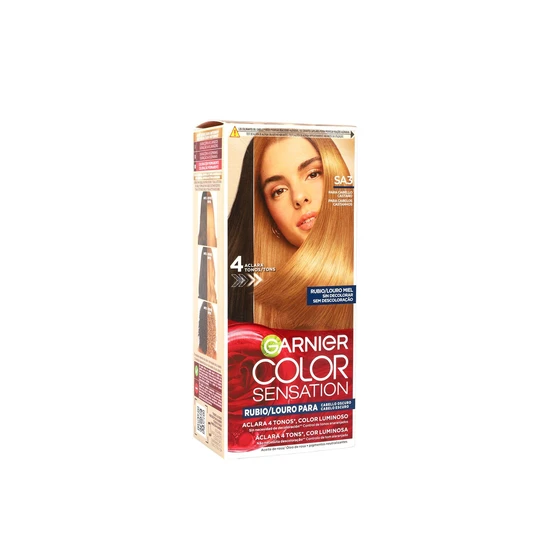 Garnier Colour Sensation Permanent Hair Dye Sa3 Honey Blonde