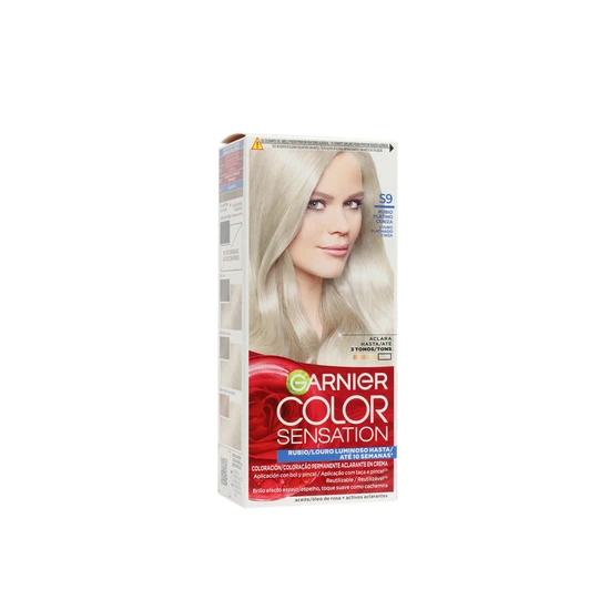 Garnier Colour Sensation Permanent Hair Dye S9 Platinum Ash Blonde