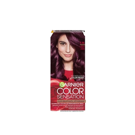 Garnier Colour Sensation Permanent Hair Dye 3.16 Intense Violet