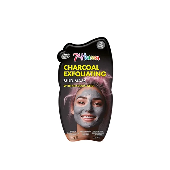 7th Heaven Charcoal Exfoliating Mud Mask With Glycolic Acid