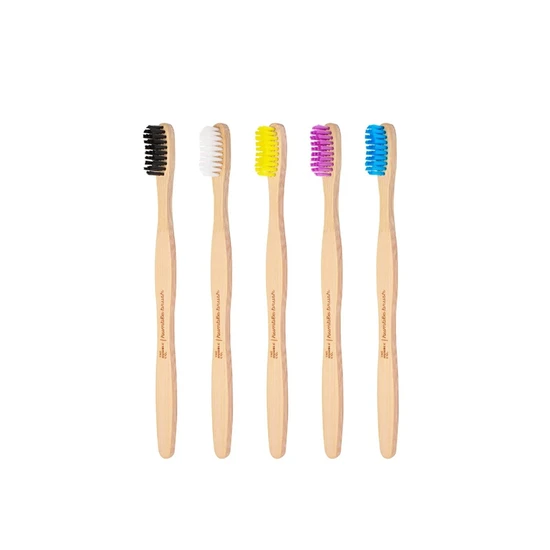 Humble Brush Bamboo Flat Handle Medium Toothbrush