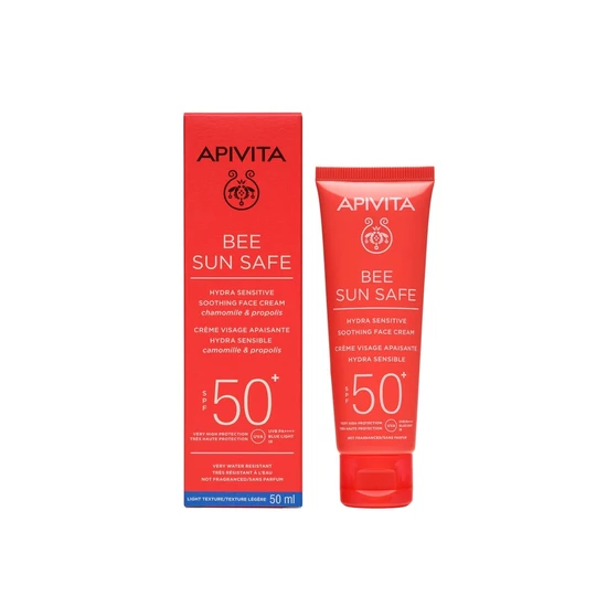 APIVITA Bee Sun Safe Hydra Sensitive Soothing Face Cream SPF 50+
