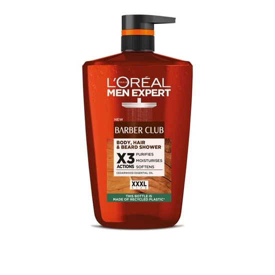L'Oreal Paris Barber Club Body, Hair & Beard Shower