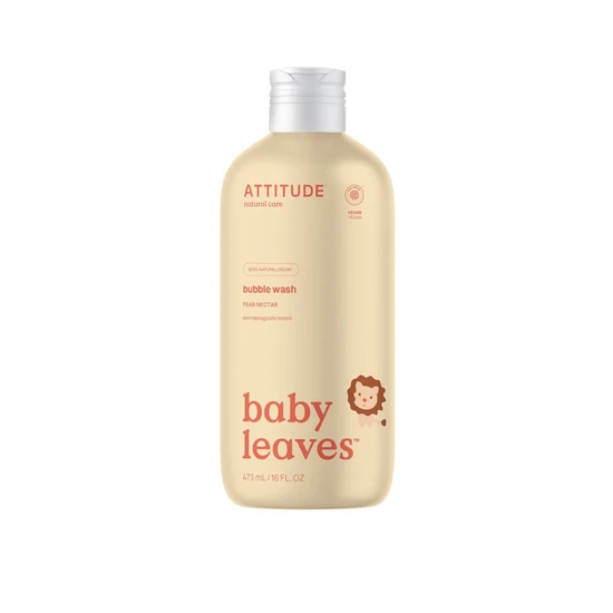 Attitude Baby Leaves Bubble Wash Pear Nectar