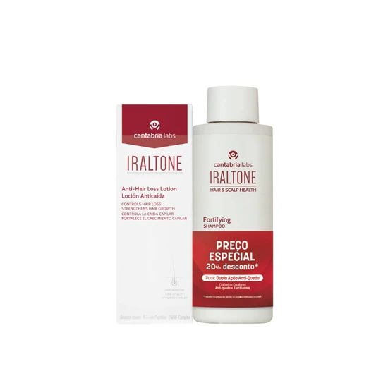 Iraltone Anti-Hair Loss Lotion + Fortifying Shampoo