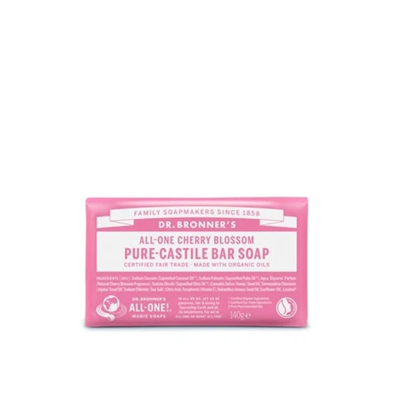 Dr Bronner's All-One Pure-Castile Bar Soap Cherry Blossom