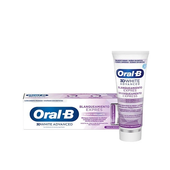 Oral B 3d White Advanced Express Whitening Glossy White Toothpaste