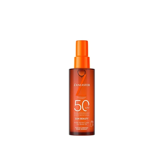 Lancaster Sun Beauty Fast Tan Optimiser Satin Dry Oil SPF 50