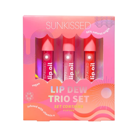 Sunkissed Lip Dew Tri Set Gift Set