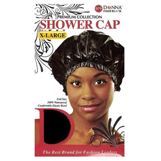 Titan Donna Donna Collection Shower Cap X Large / Black 11028