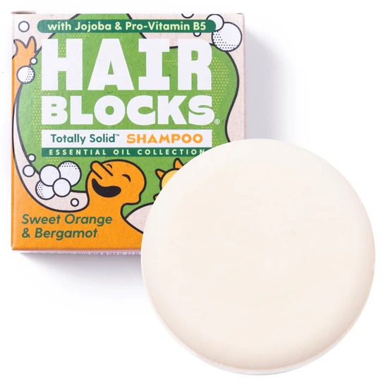 Shower Blocks Solid Shampoo X1-Sweet Orange & Bergamot