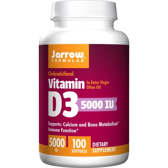 Jarrow Formulas Vitamin D3 5000iu Softgels