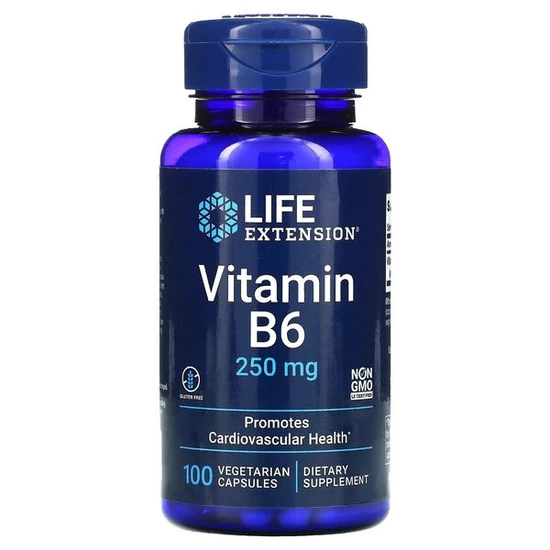 Life Extension Vitamin B6 250mg Vegicaps