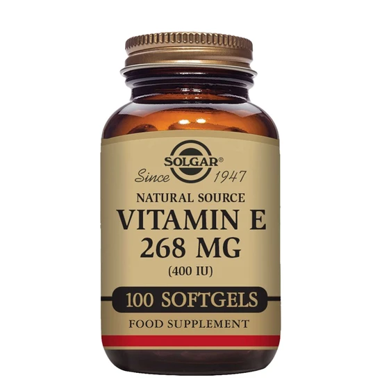 Solgar Vitamin E 268Mg 400Iu Vegetarian Softgels 100 Softgels
