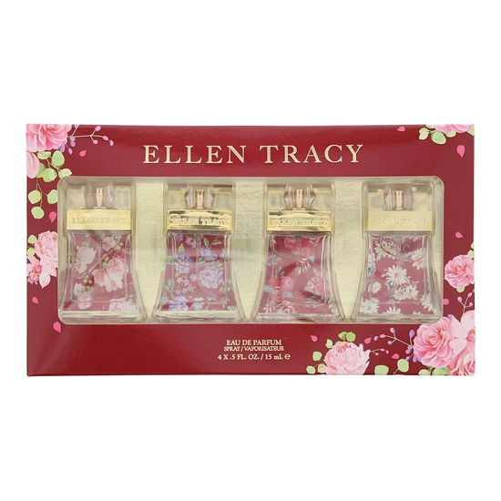 Ellen Tracy Miniatures Gift Set 11ml Brilliant Eau De Parfum + 11ml Dazzling Eau De Parfum + 11ml Dynamic Eau De Parfum + 11ml Sensational Eau De Parfum