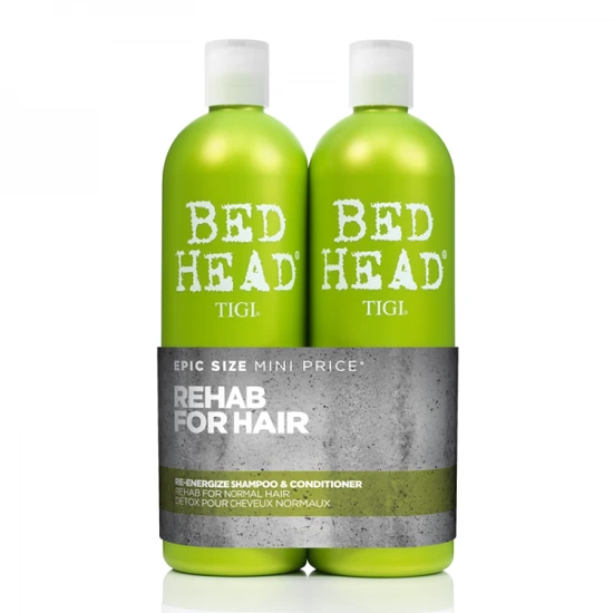 TIGI Duo Pack Bed Head Urban Antidotes Re-Energise Shampoo + Conditioner