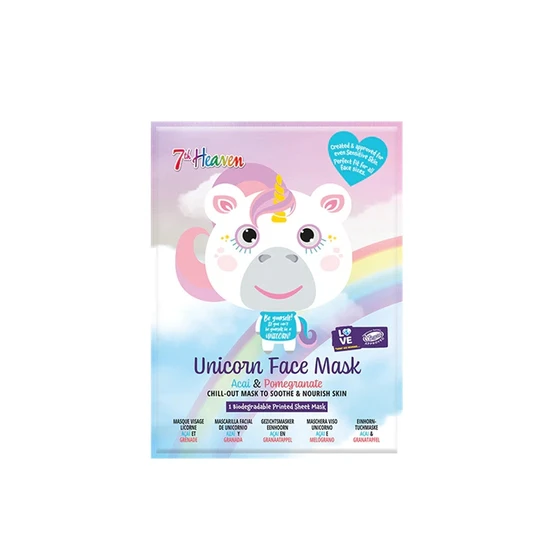 Montagne Jeunesse Face Food Unicorn Face Mask