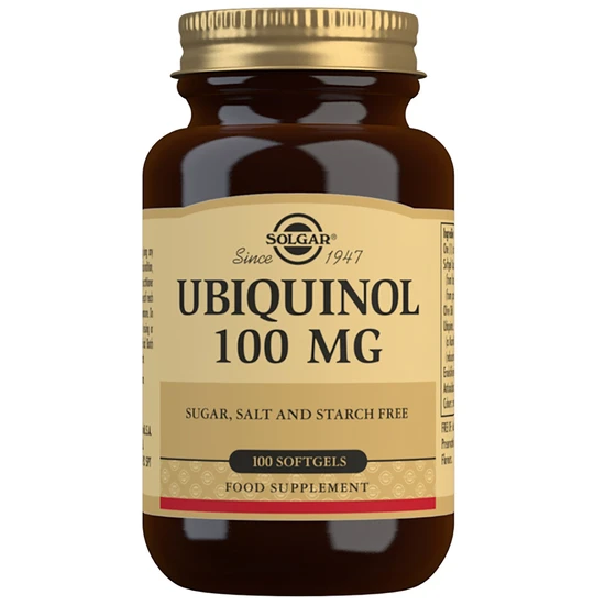 Solgar Ubiquinol 100mg Reduced CoQ-10 Softgels