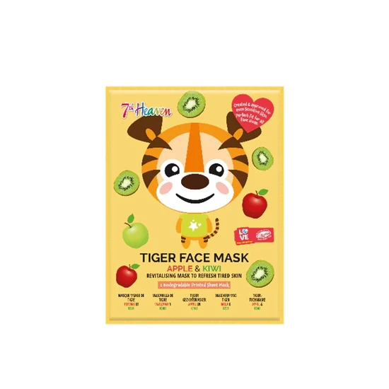 Montagne Jeunesse 7th Heaven Apple & Kiwi Tiger Face Mask