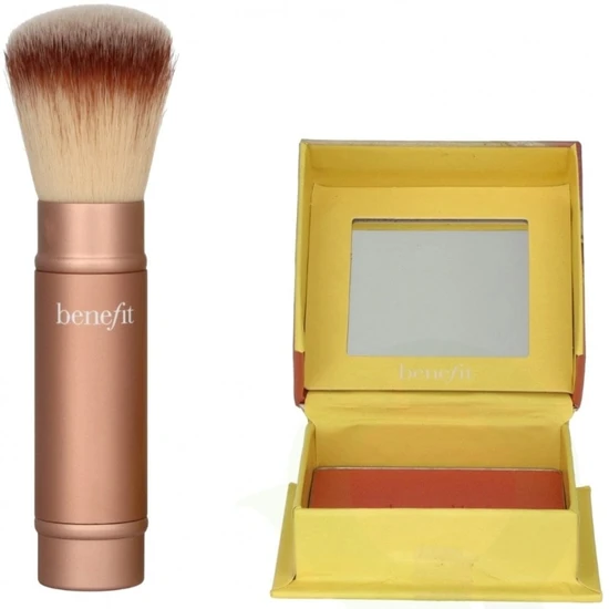 Benefit Shellie Blush Cheek-End Getaway Set Shellie Blush + Multitasking Brush