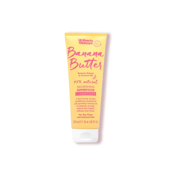 Umberto Giannini Banana Butter Coconut Oil Nourishing Superfood Conditioner 250Ml