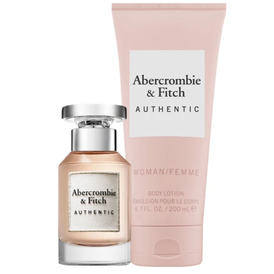 Abercrombie & Fitch Authentic Woman Gift Set 50ml Eau De Parfum + 200ml Body Lotion