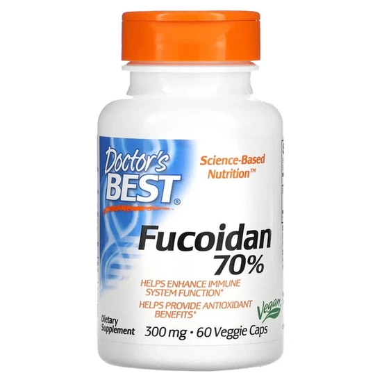 Doctor's Best Fucoidan 70% 300mg Vegicaps