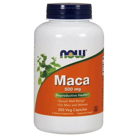 Now Foods Maca 500Mg Capsules 250 Capsules